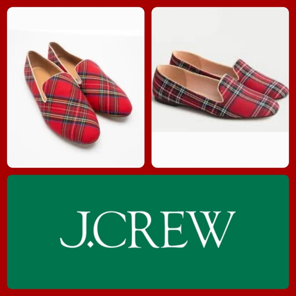 J. Crew Tartan Plaid Loafers